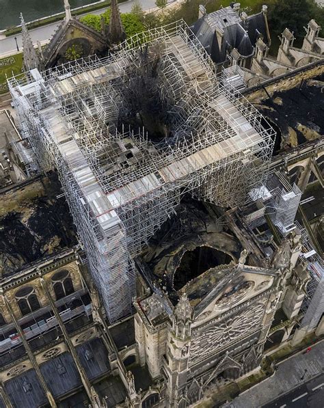 notre dame cathedral fire damage